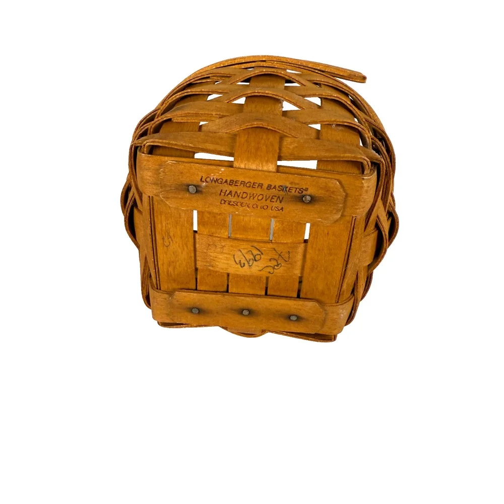 1993 Longaberger May Series Lilly of the Valley Basket Vintage 5.5